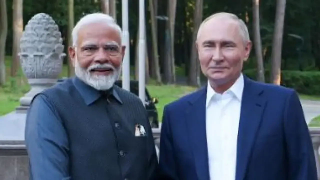 PM Modi and Russia President Vladimir Putin