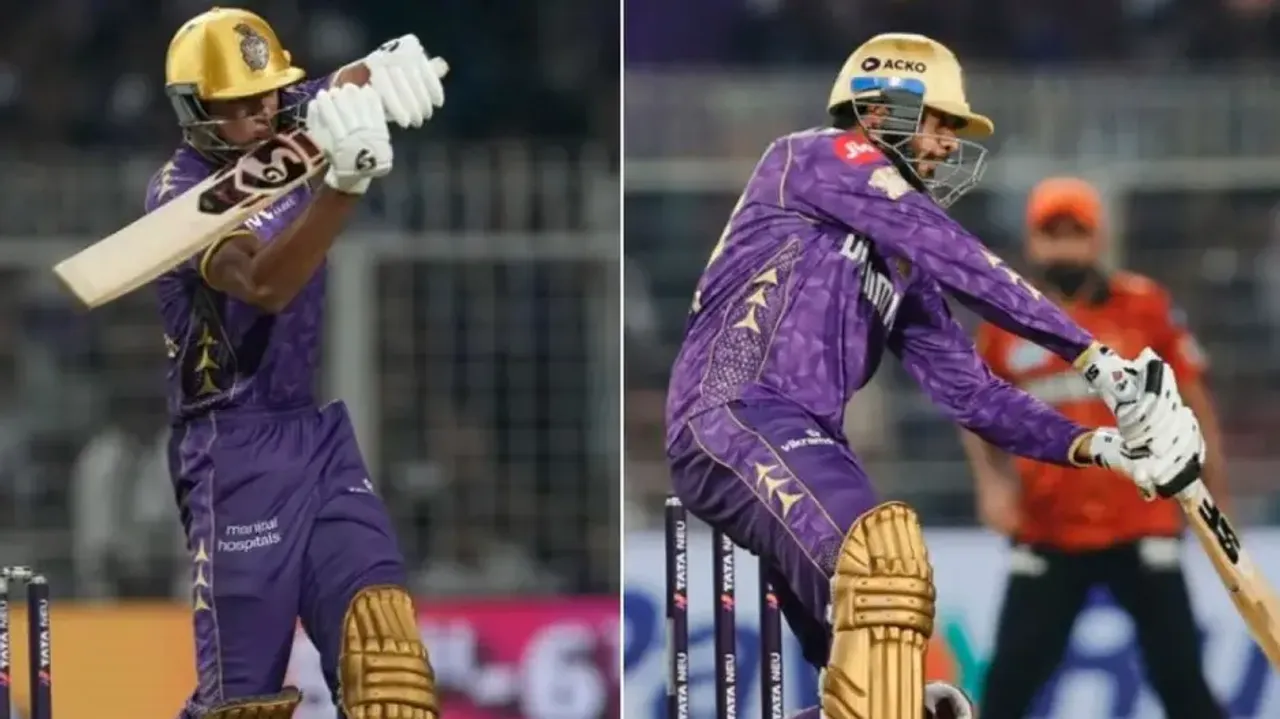 Iyer, Raghuvanshi shine as middle-order fires KKR to 200/6