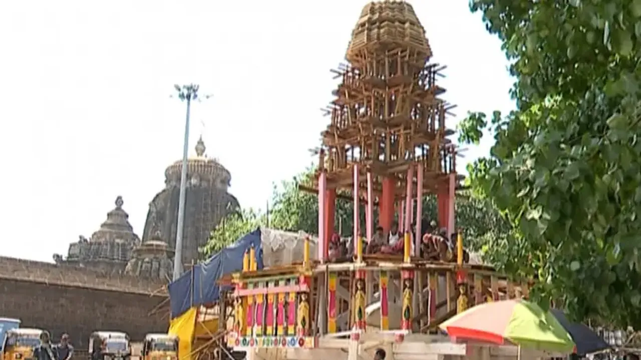 Rukuna Rath Yatra of Lord Lingaraj in Bhubaneswar 