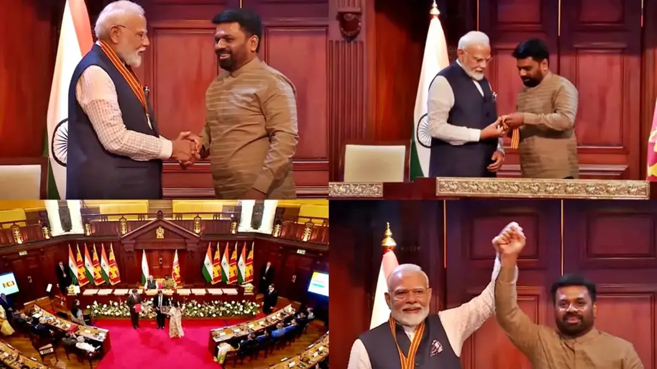 PM Modi conferred with Sri Lanka's highest honour for global leaders