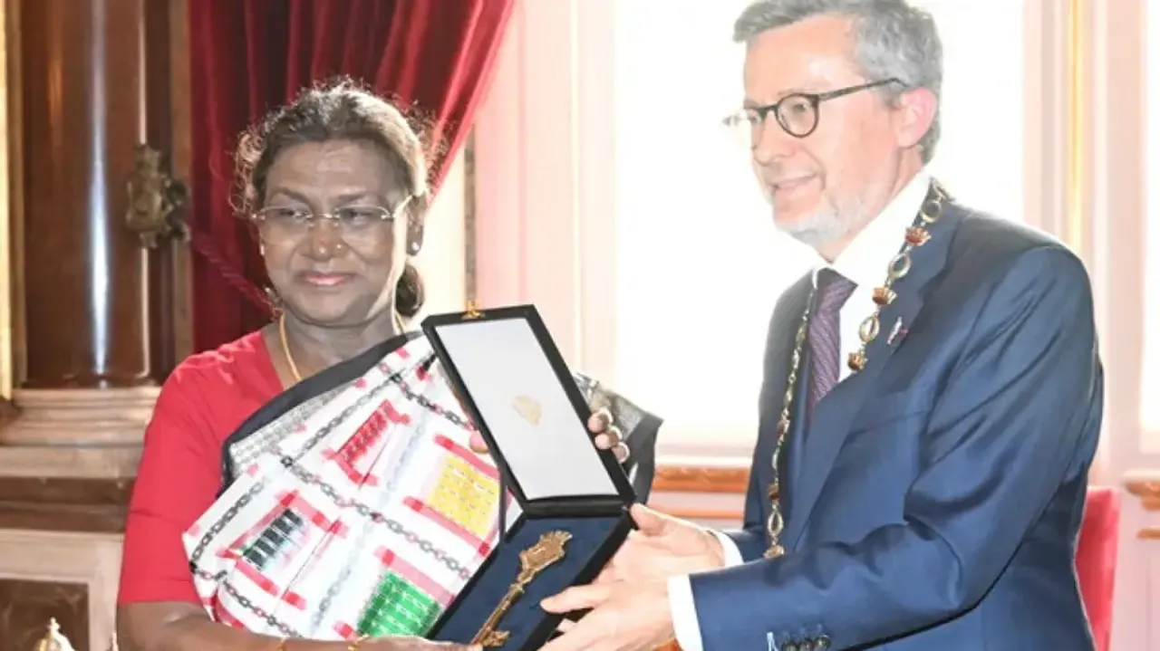 President Droupadi Murmu receives ‘City Key of Honour’ of Lisbon
