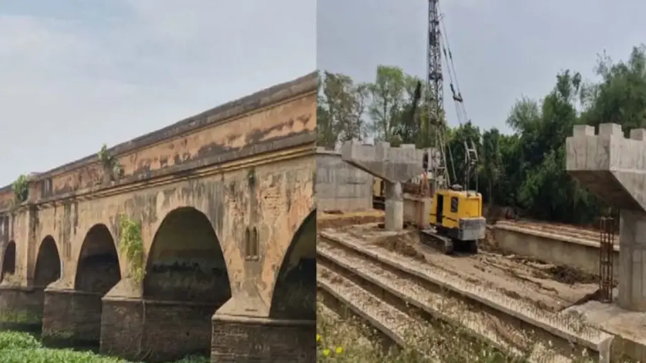 Dilapidated British-era bridge, sluggish construction of new bridge give nightmares to commuters in 