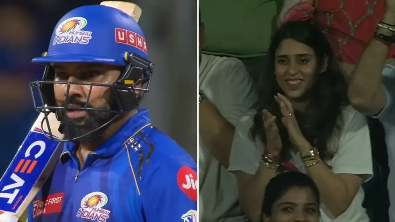 IPL 2025: Rohit Sharma hits season’s first half-century against CSK, Ritika Sajdeh’s reaction goes v
