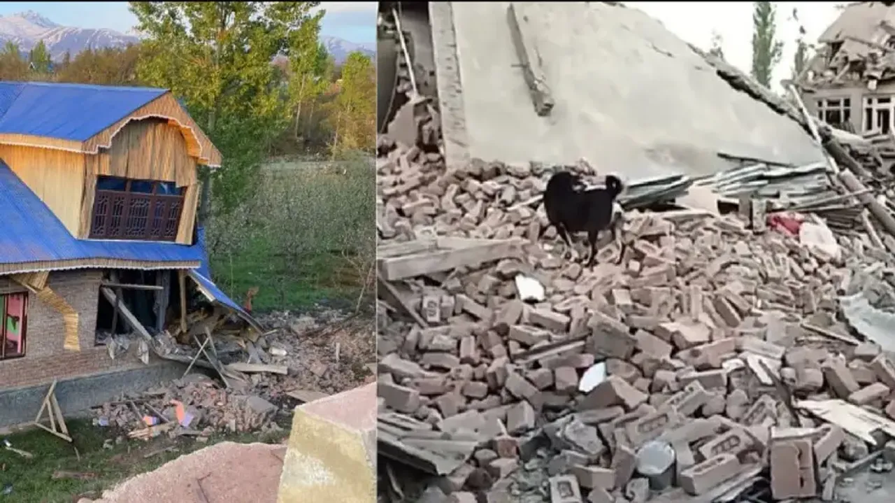 Houses of terrorists destroyed across J&K