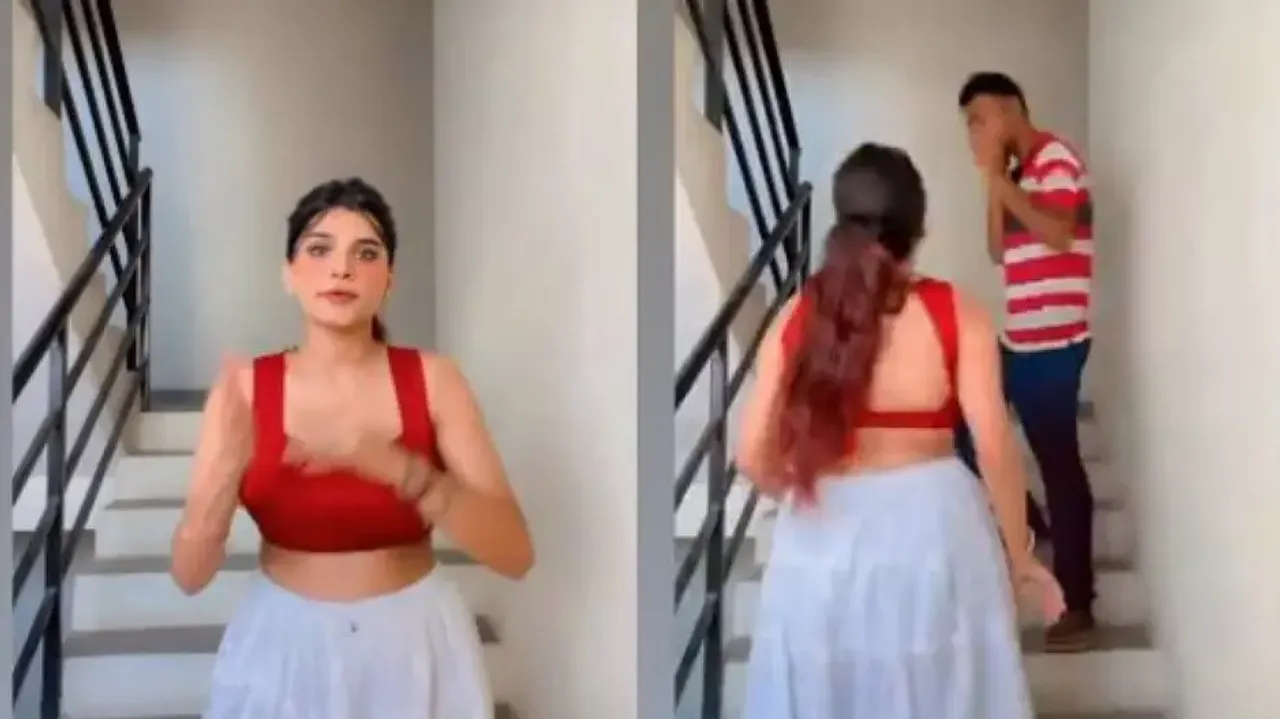 Instagram Influencer touched inappropriately during live stream; brave girl slaps harasser