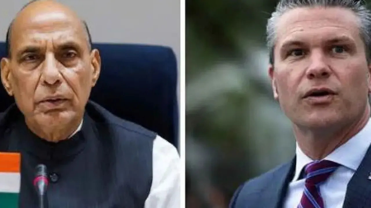 Rajnath Singh speaks with Defence Secy Hegseth