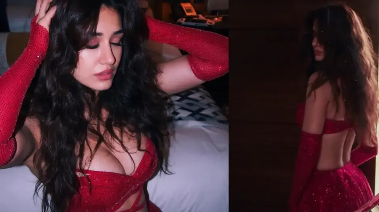 Disha Patani sets screens ablaze in fiery red avatar