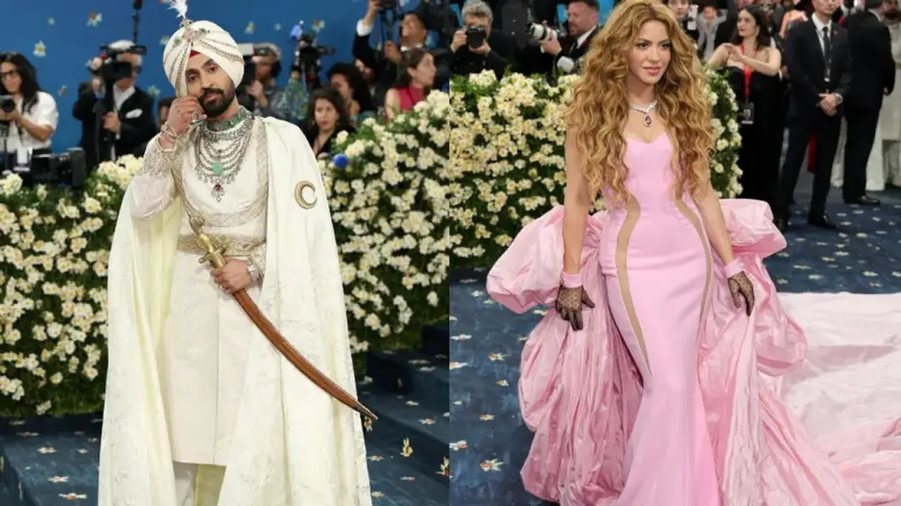 Diljit Dosanjh & Shakira at Met Gala 2025