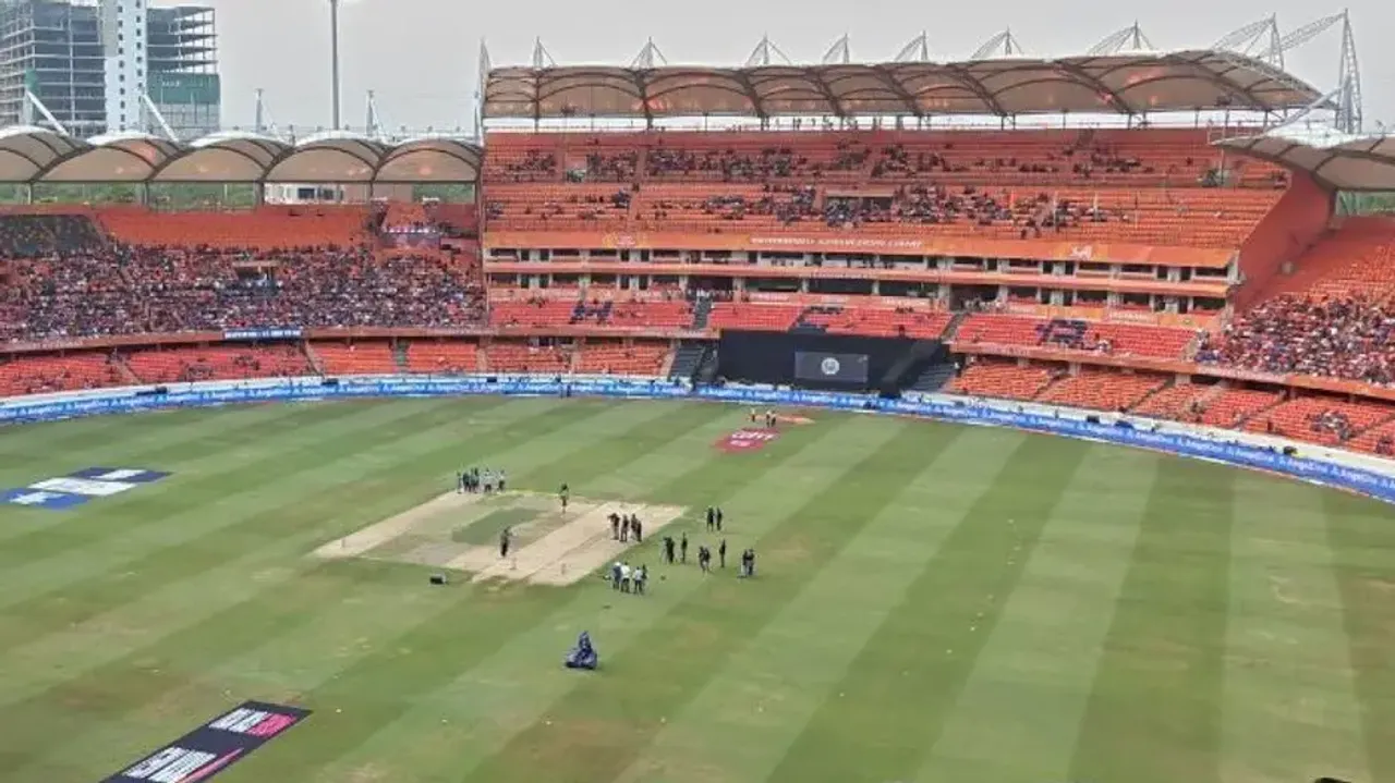 Rajiv Gandhi int'nl stadium in Hyderabad