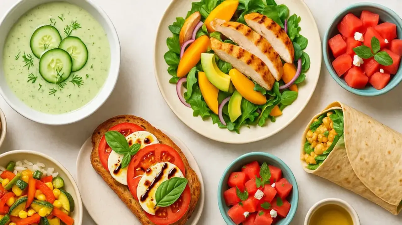 Quick and light summer meals 