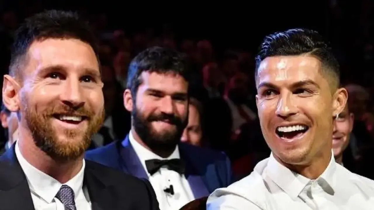 Leo Messi and Ronaldo