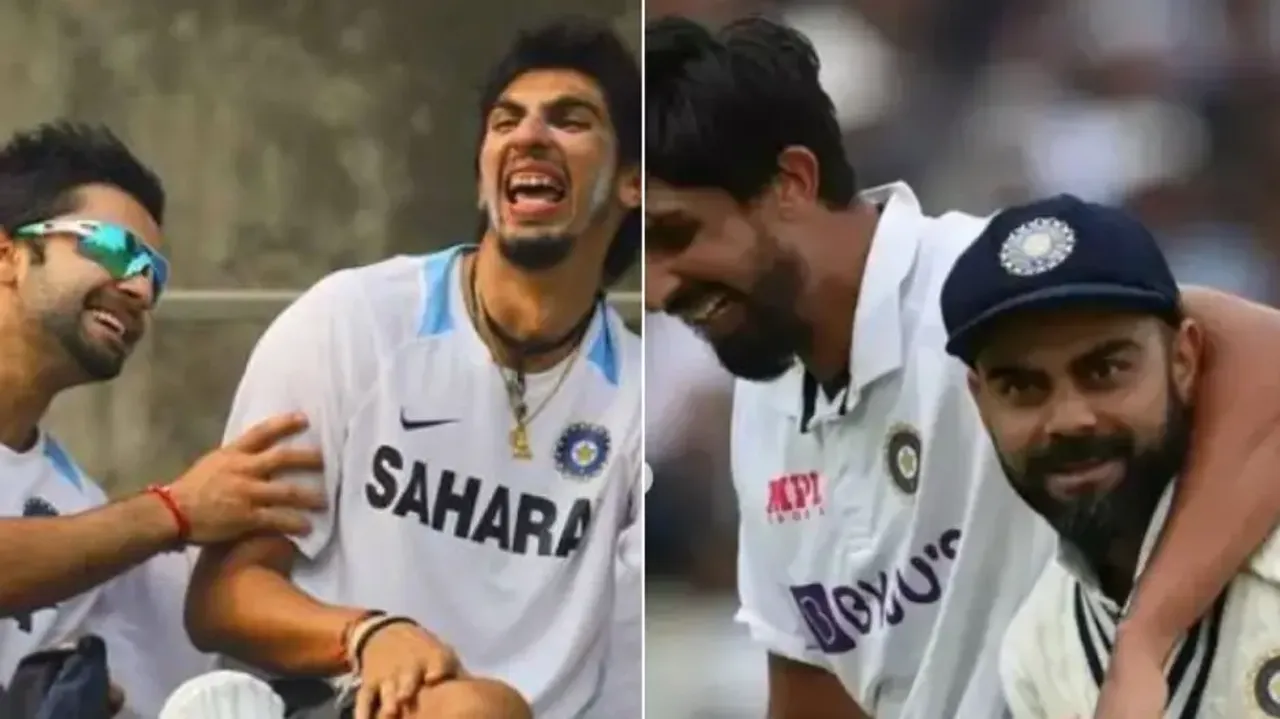 Virat Kohli and Ishant Sharma