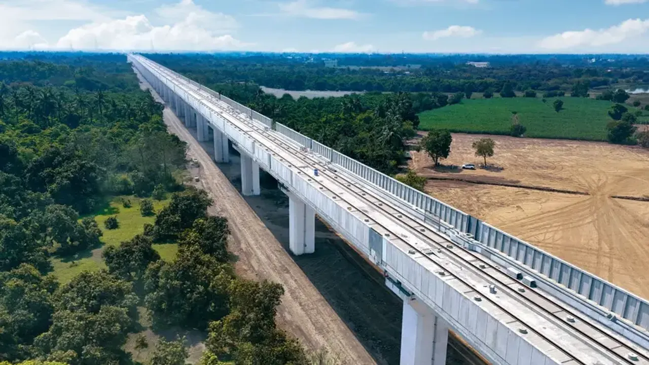 India’s first bullet train corridor between Mumbai and Ahmedabad achieves significant milestone 