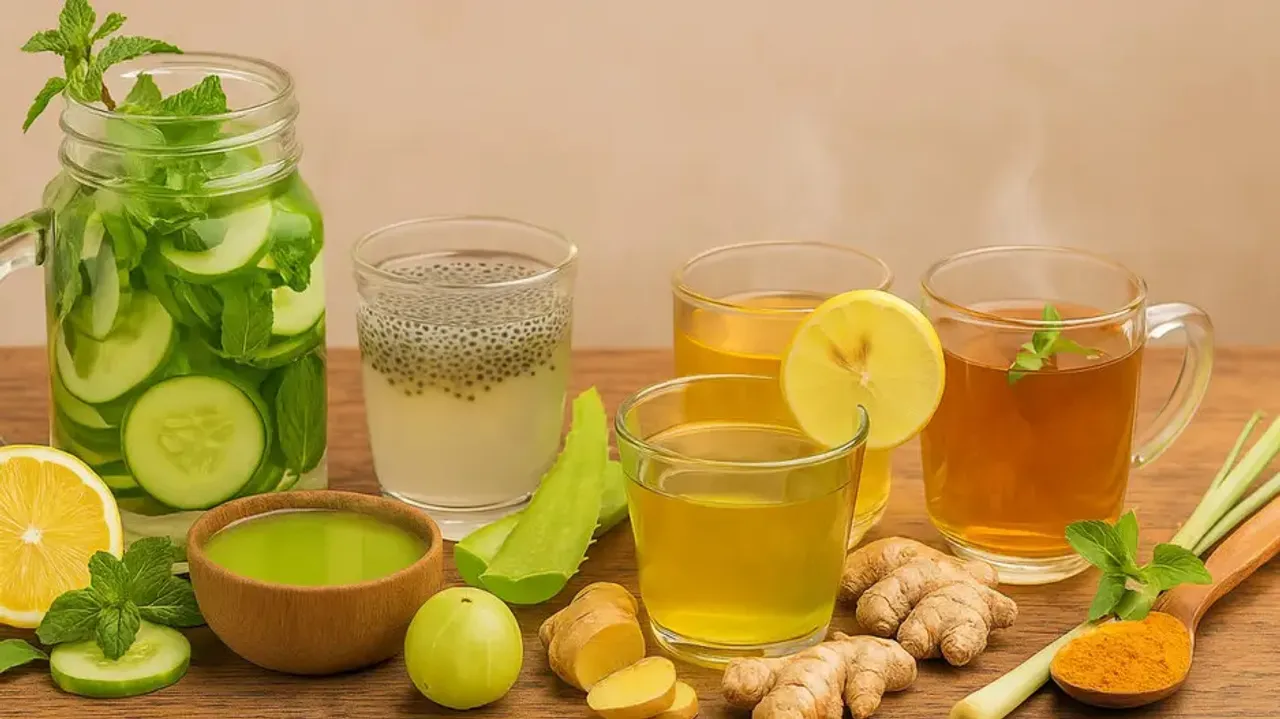Herbal teas and detox drinks to cleanse before the rainy season