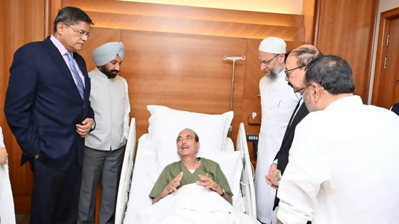 Ghulam Nabi Azad, part of MP Baijayant Panda-led delegation, hospitalised in Kuwait