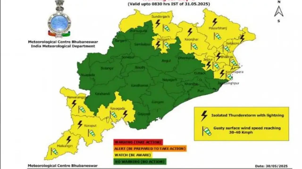 Maximum temperature to rise by 2 to 4 degrees in Odisha