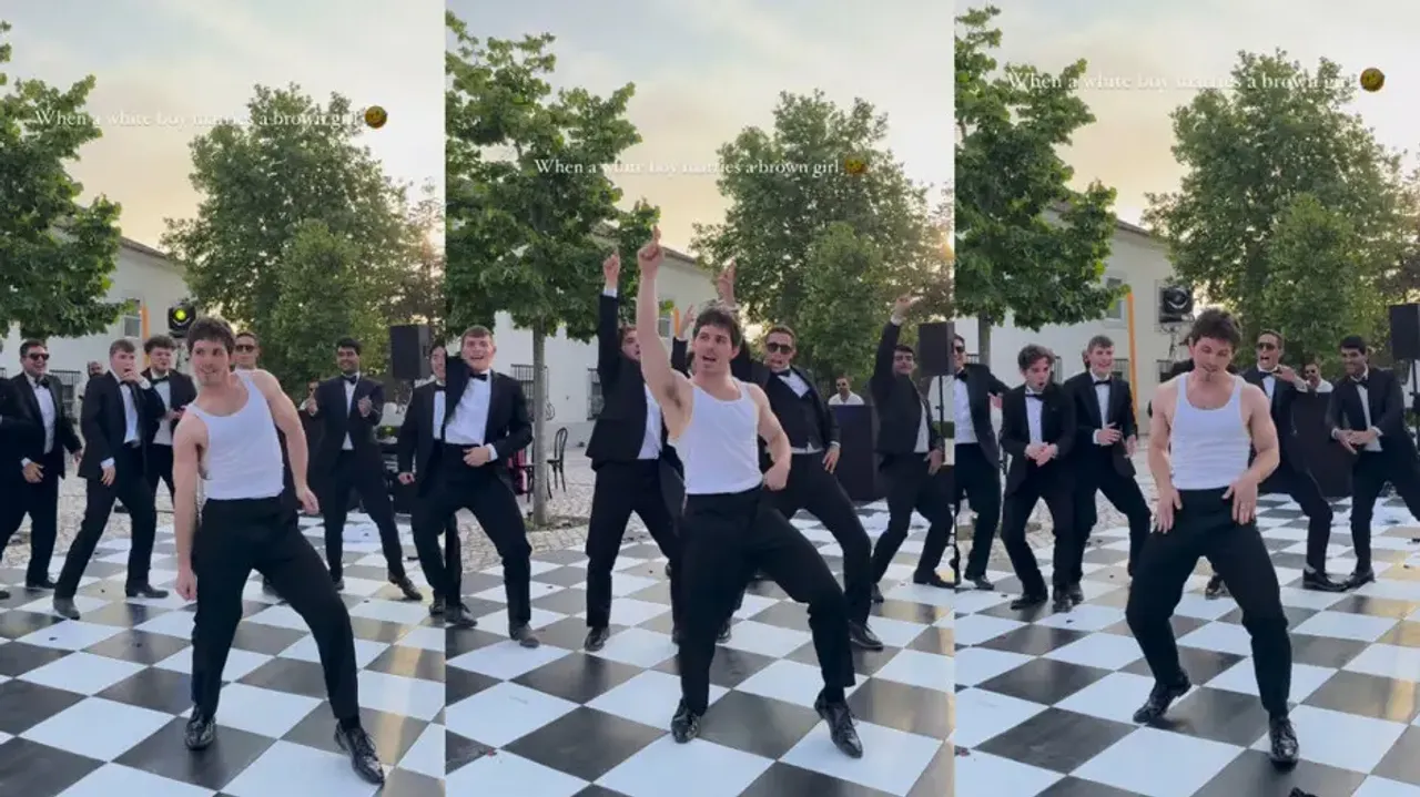 Hrithik Roshan in love with American groom's 'Dhoom Machale' hook step recreation, watch