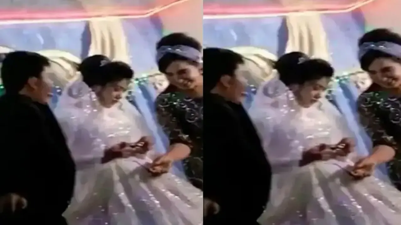 Groom brutally slaps bride in front of guests