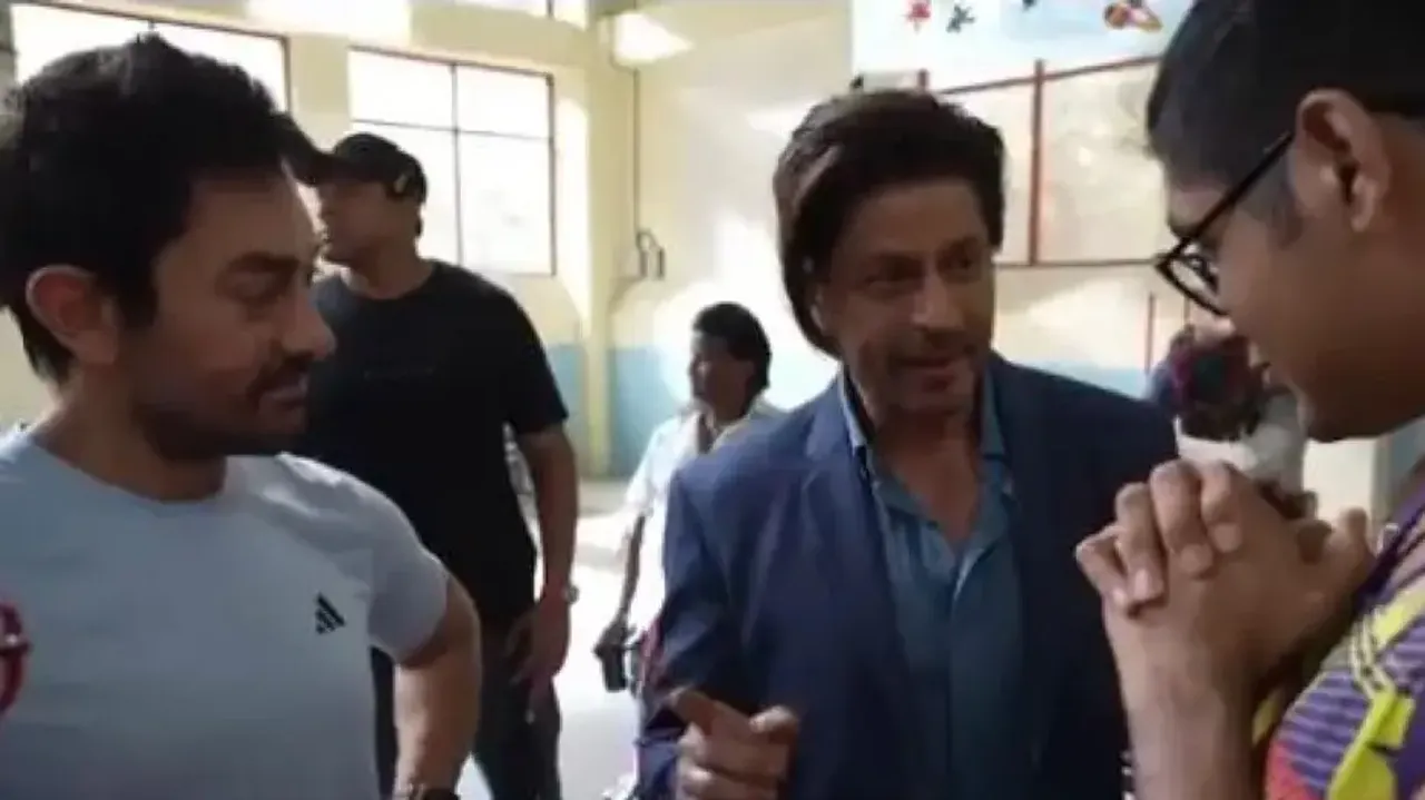 Shah Rukh Khan and Aamir Khan 
