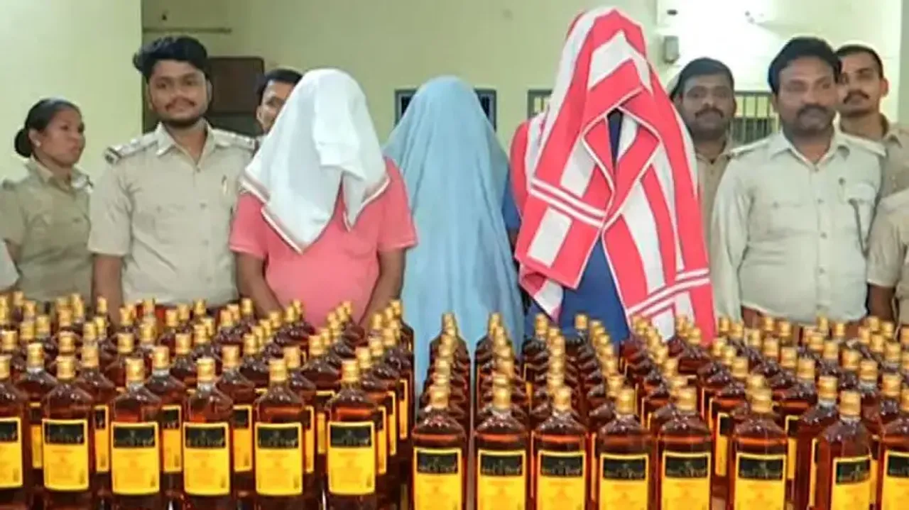 Illicit liquor seized by Odisha Excise Dept in Rourkela