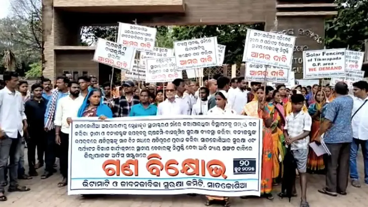Villagers in Odisha’s Satkosia Sanctuary region protest for land rights and livelihood