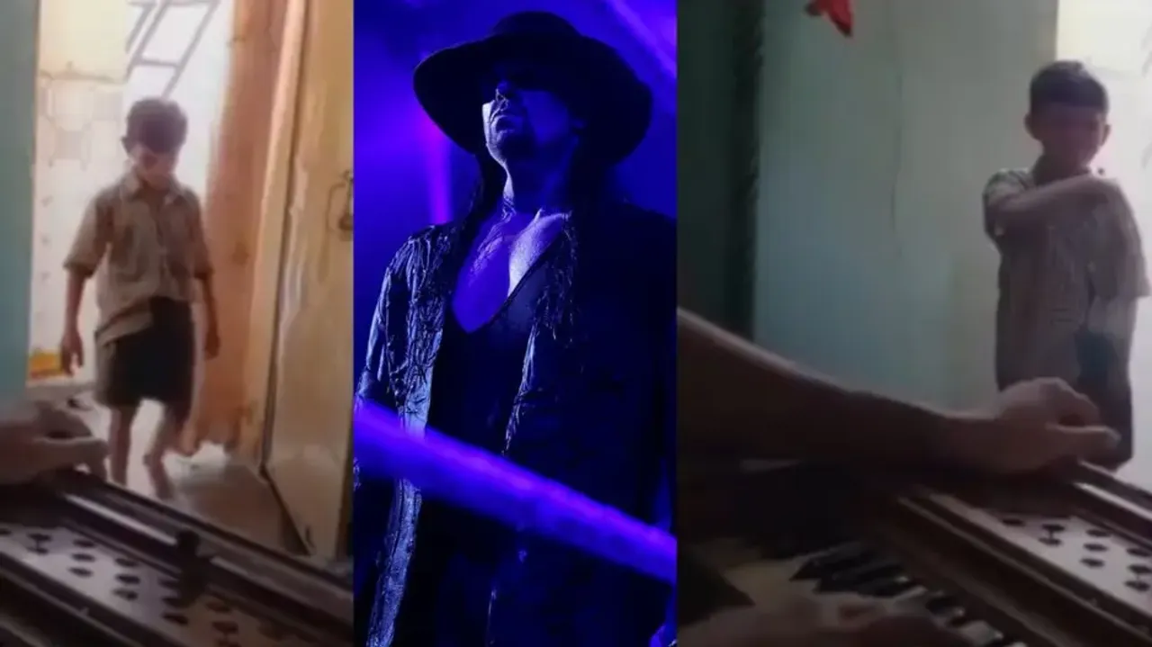 WWE Deadman is all praises for kid who recreated The Undertaker entry theme with his father
