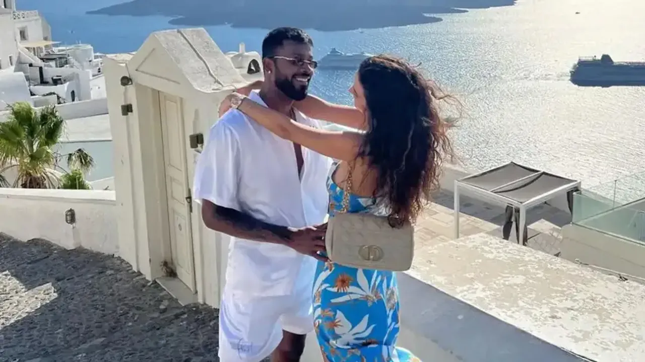 Hardik Pandya and Natasa Stankovic