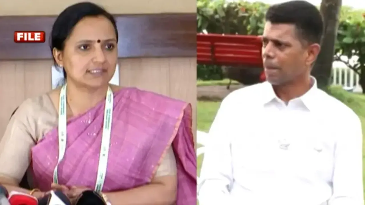 Sujata Karthikeyan and VK Pandian