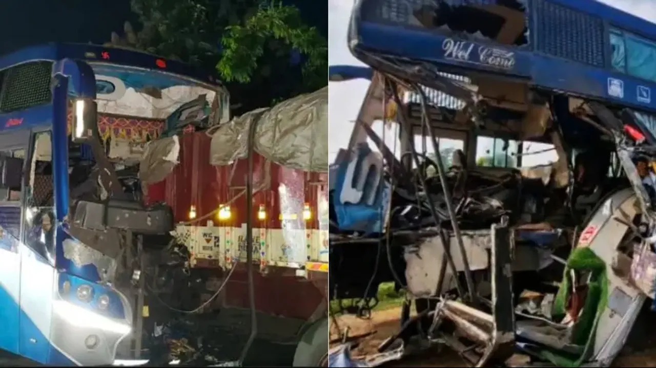 Bus collides with truck in Balasore, over 30 injured