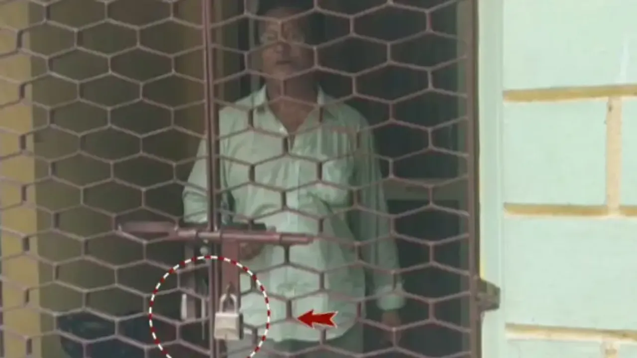 Father and son lock each other out in property dispute in Odisha