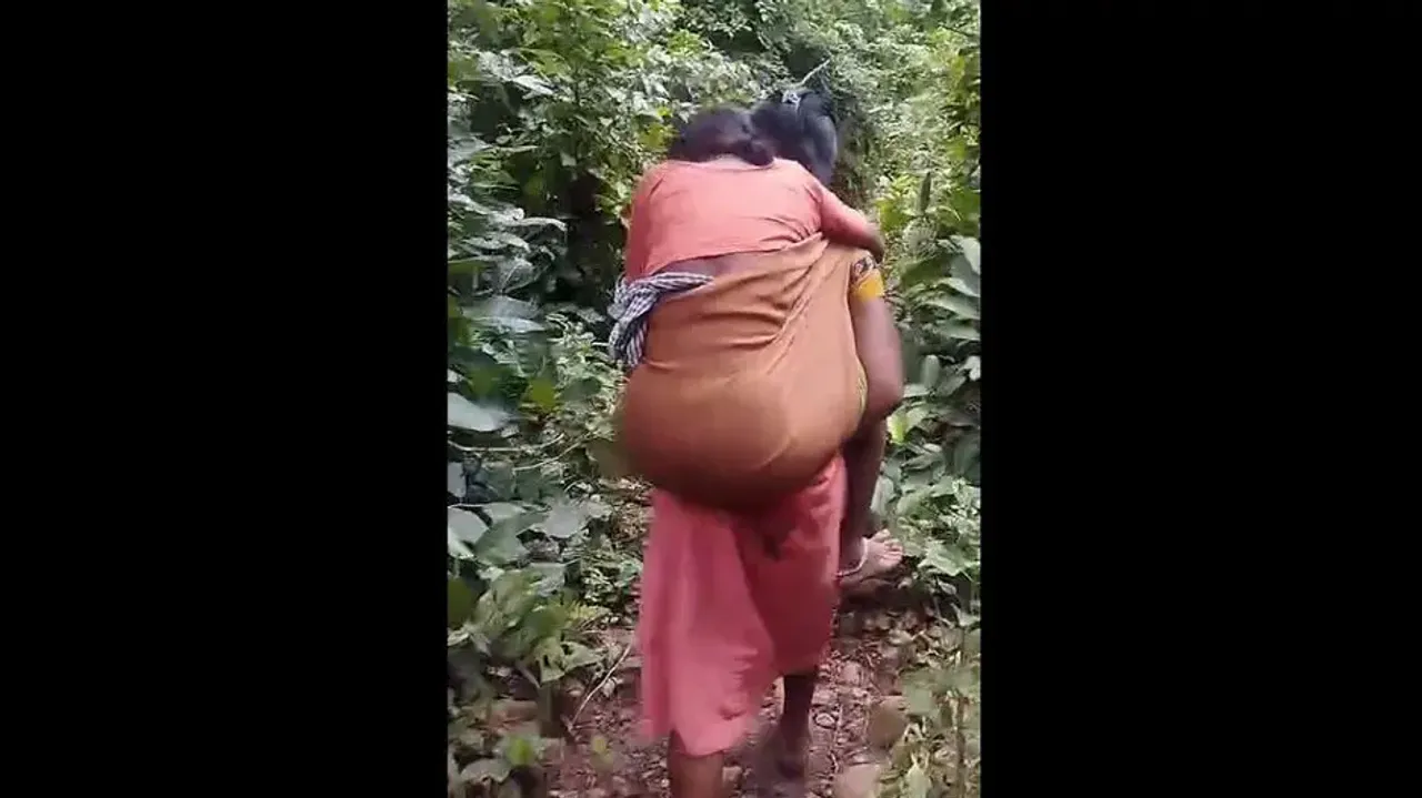 Odisha girl forced to carry snake-bitten mother for 5km due to lack of road, woman dies