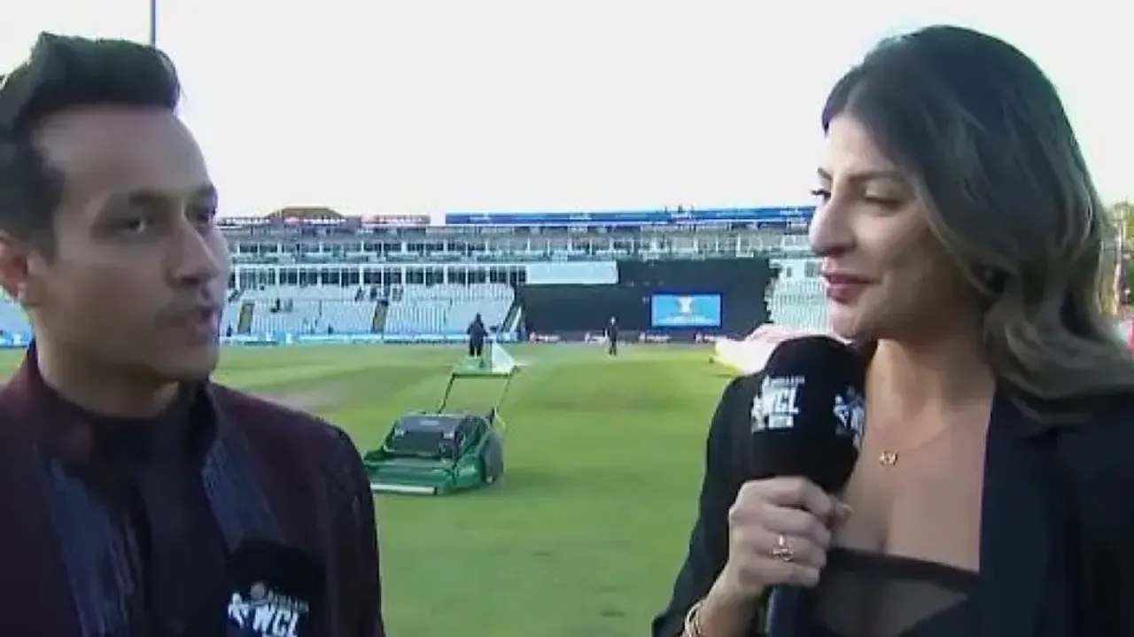 “I’m going to propose to you”: WCL owner stuns presenter Karishma Kotak on Live TV