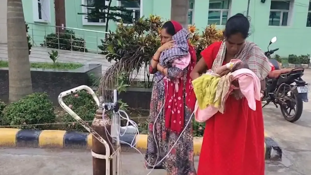 oxygen sharing incident involving 2 newborns at mkcg