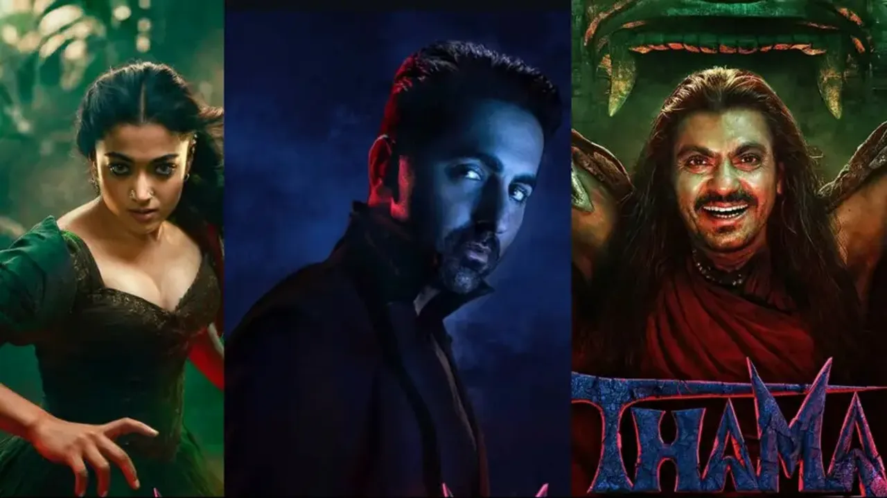 Thama: Ayushmann Khurrana, Rashmika Mandanna and Nawazuddin Siddiqui's first look unveiled