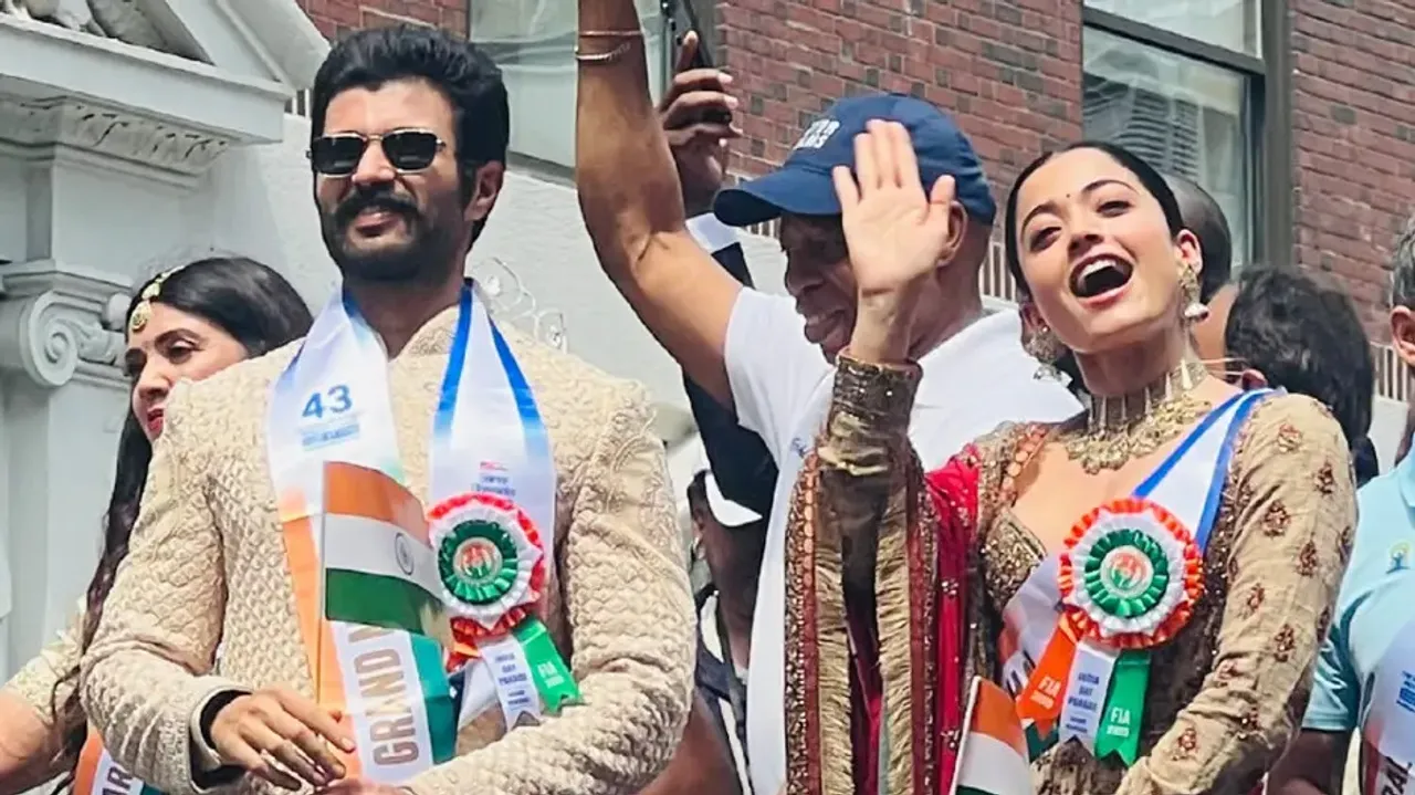 'Newlywed vibes’! Rashmika Mandanna Vijay Deverakonda’s moments from India Day Parade in New York