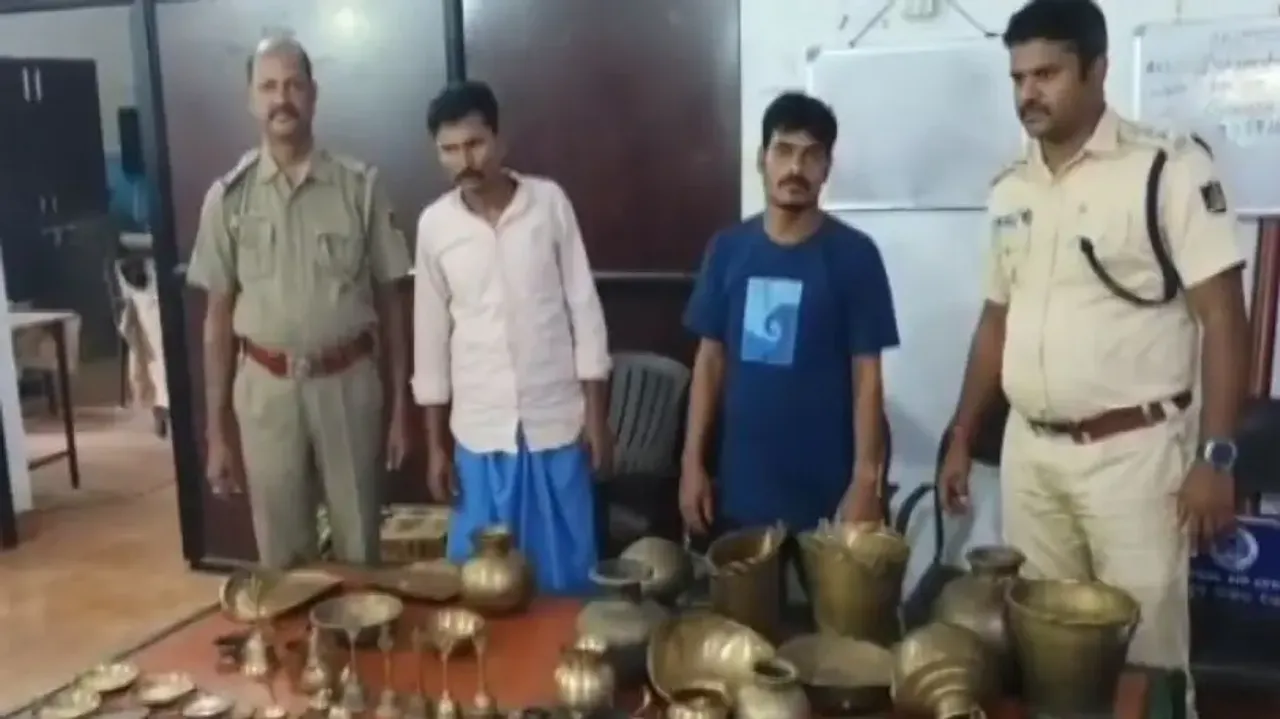 Two arrested two for looting temples across Odisha, several items recovered