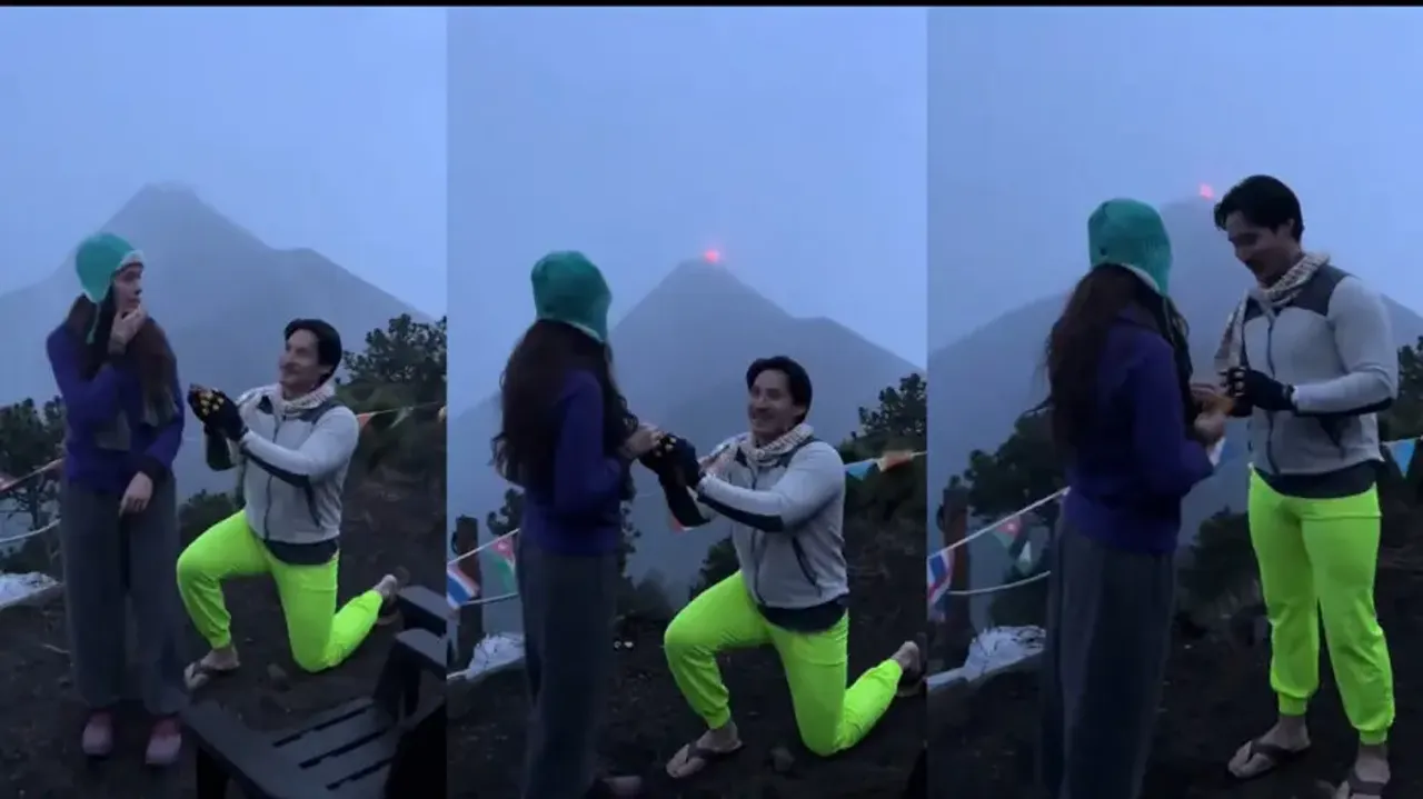 When Love Erupts: Magic of proposals and a viral moment marked by a volcano, watch
