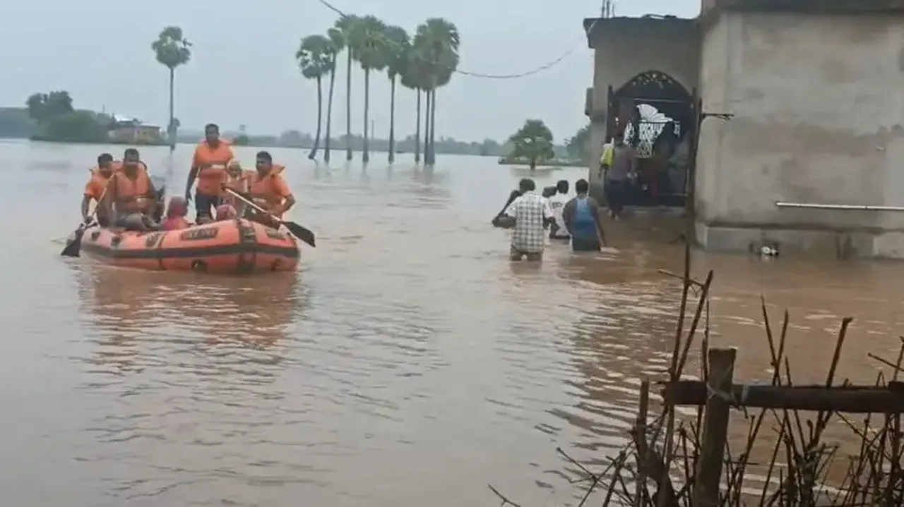 Hope amid chaos: 23-day-old baby rescued from floodwaters in Odisha’s Jajpur