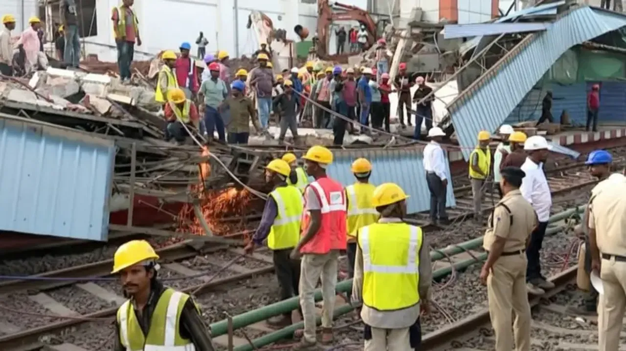 Cuttack Railway Station roof collapses