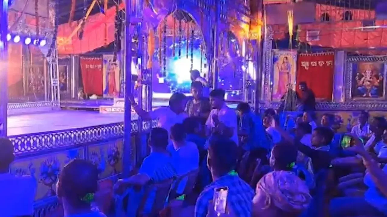 Uproar at Jatani Ganesh Puja over ‘obscene dance’; chairs hurled at actress Nisha Maharana