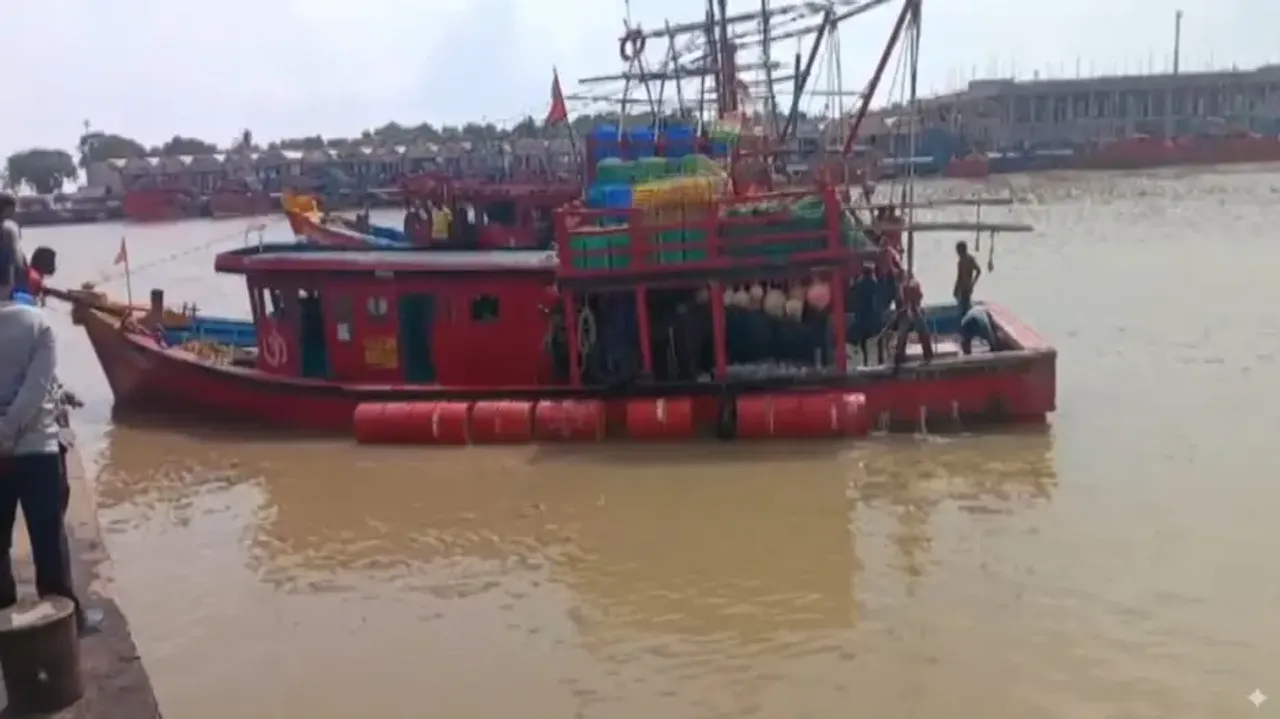 Trawler damaged in Paradip harbour mishap 