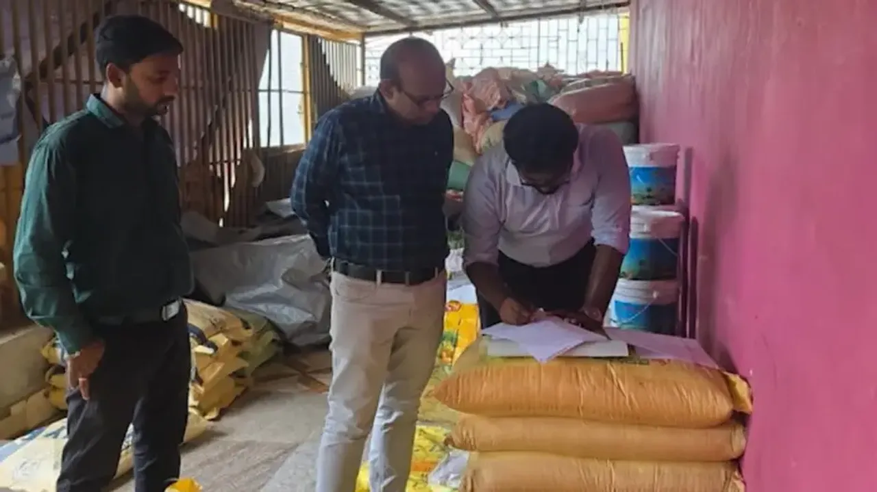 Fertiliser seized in Ganjam raid amid black marketing allegations