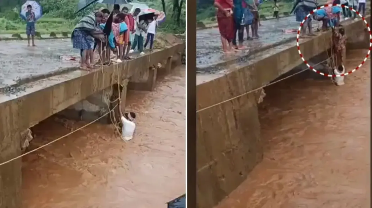 Odisha tractor driver hailed as hero after rescuing three women from being swept away in Kalahandi