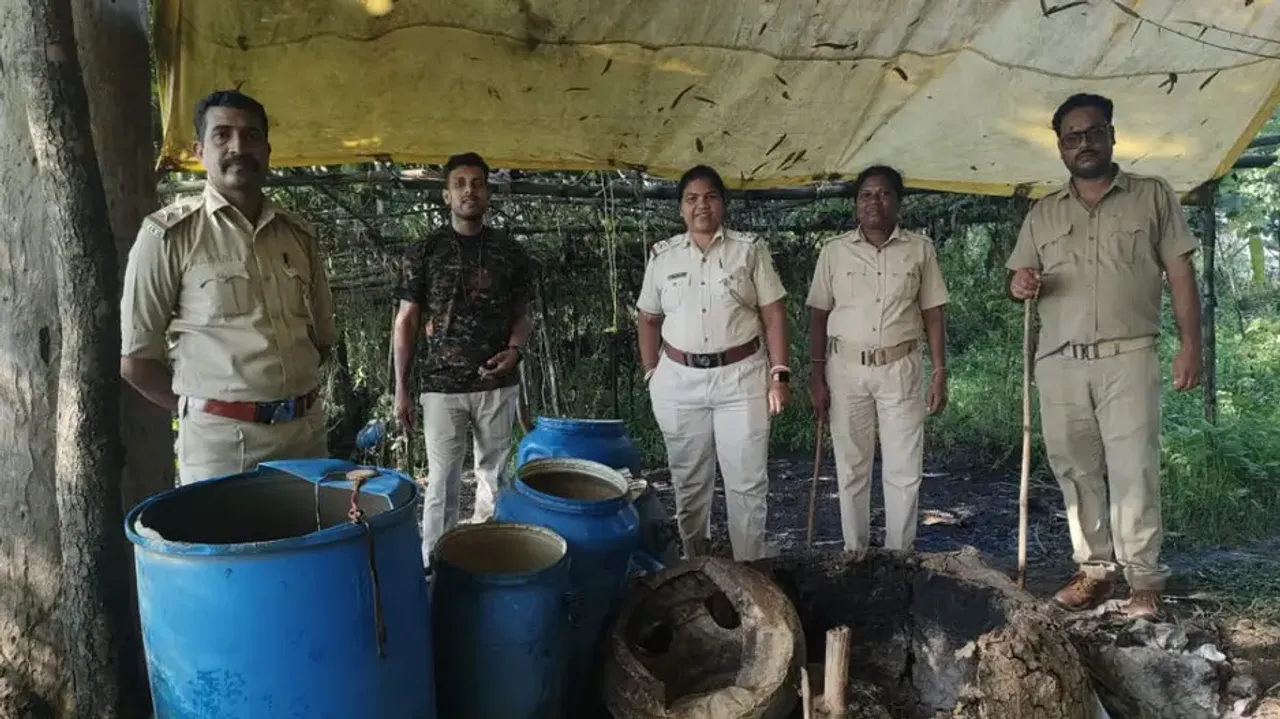 Major crackdown in Mayurbhanj; 15,000 litres of Mahua wash, 8,500 litres of liquor seized