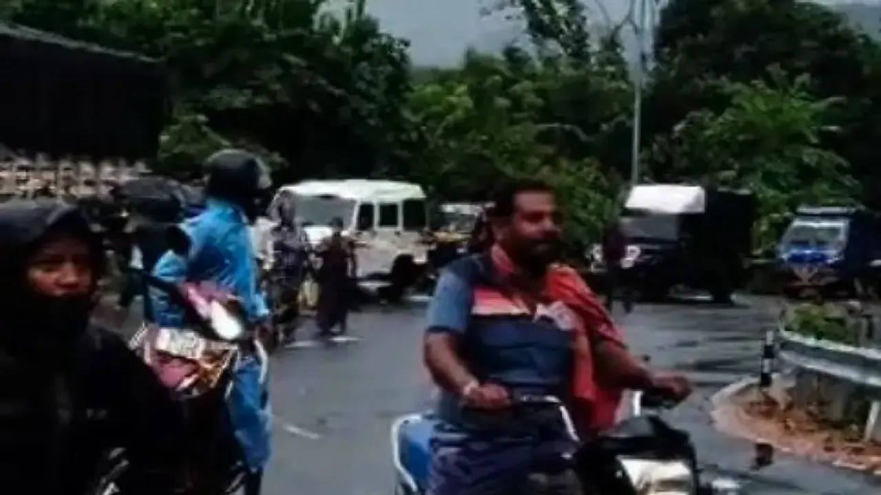 Vehicles stranded 