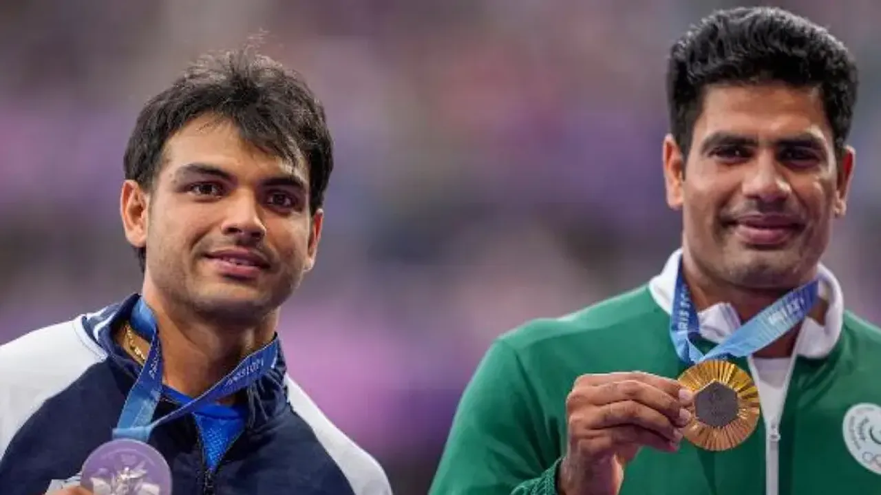 Arshad Nadeem and Neeraj Chopra 