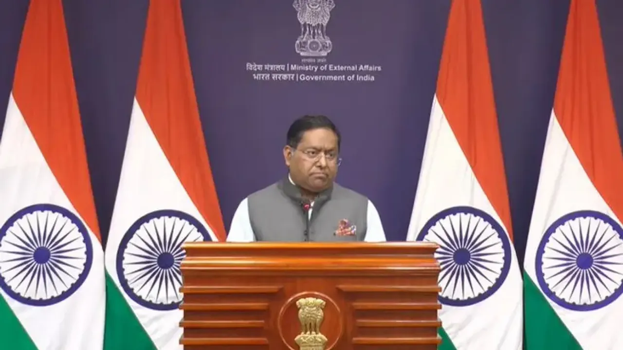 External Affairs Ministry spokesperson Randhir Jaiswal 