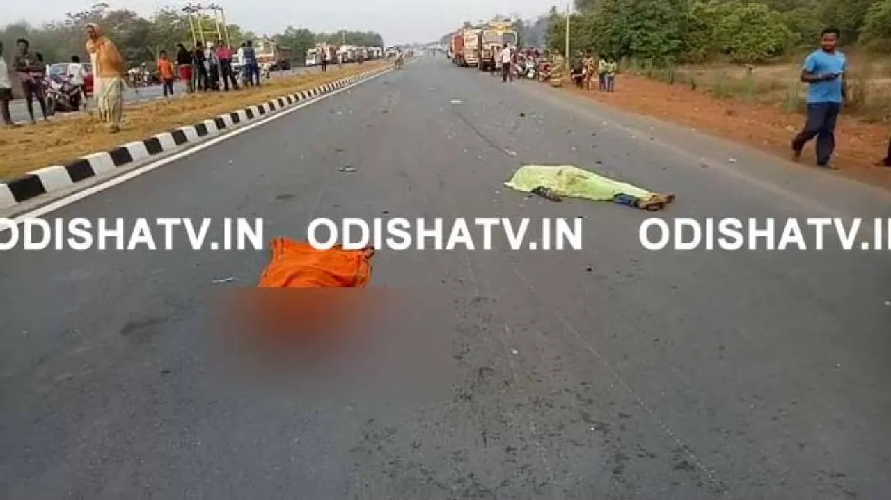 Two including woman dead, 2 minors hurt in road mishap in Sundargarh
