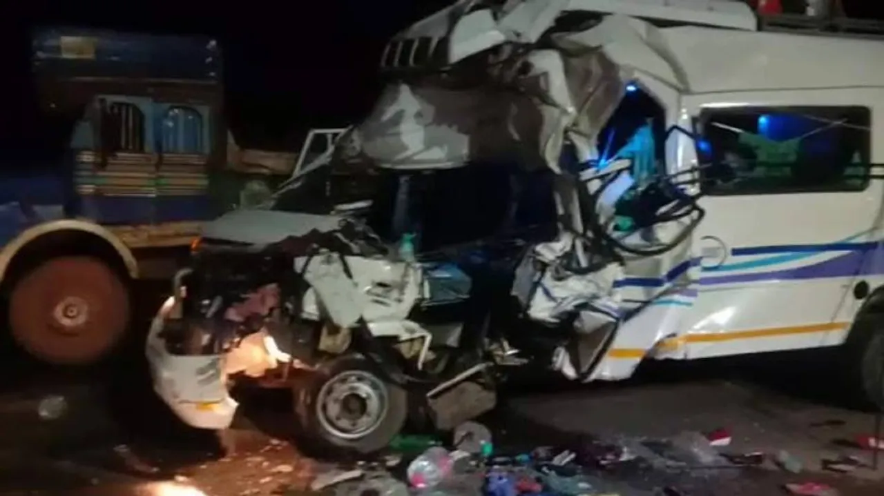 Three Killed As Tourist Vehicle Rams Into Truck In Odisha