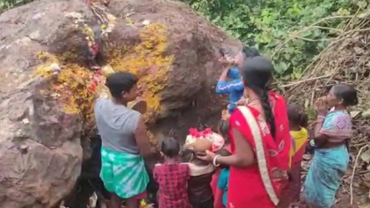 Faith Or Blind Belief? Villagers Worship Rock That Rolled Down A Hill In Odisha